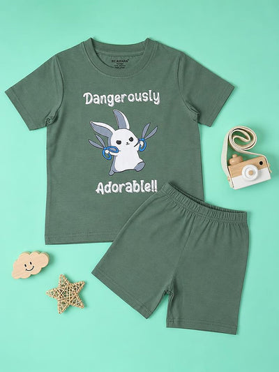 Dangerously Adorable T-Shirt & Shorts Set