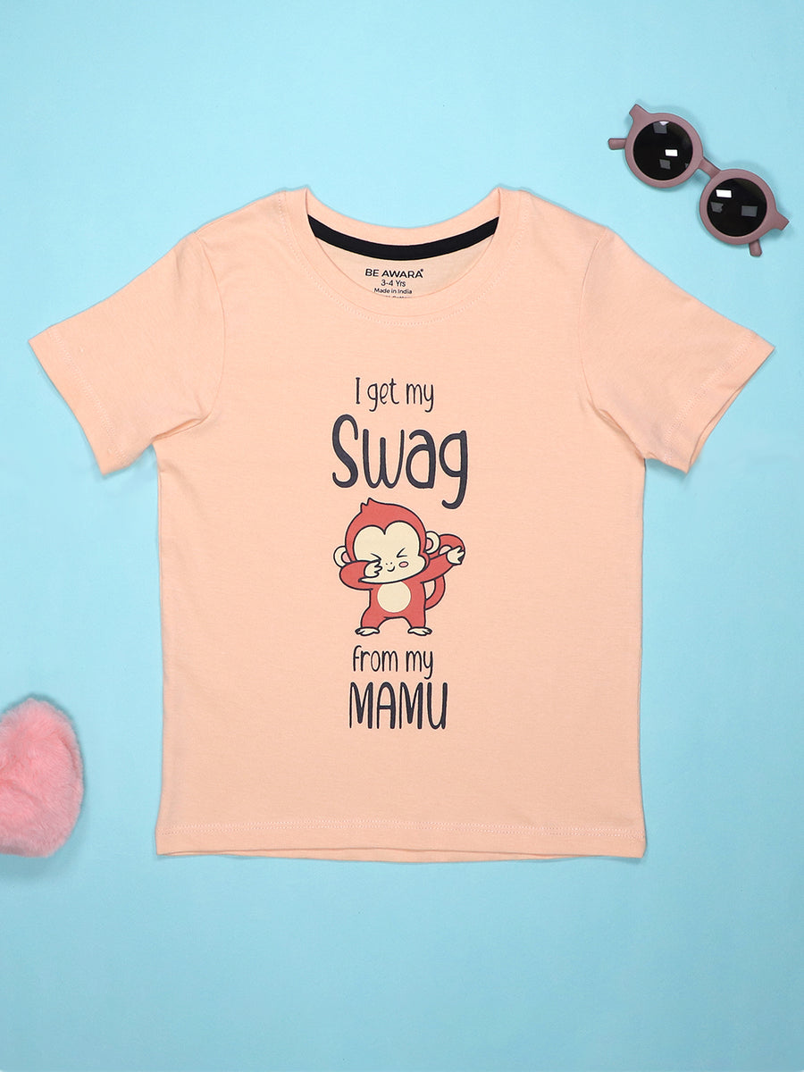 I Get Swag Kids T Shirt Boys Girls T Shirts Online in India Be Awara