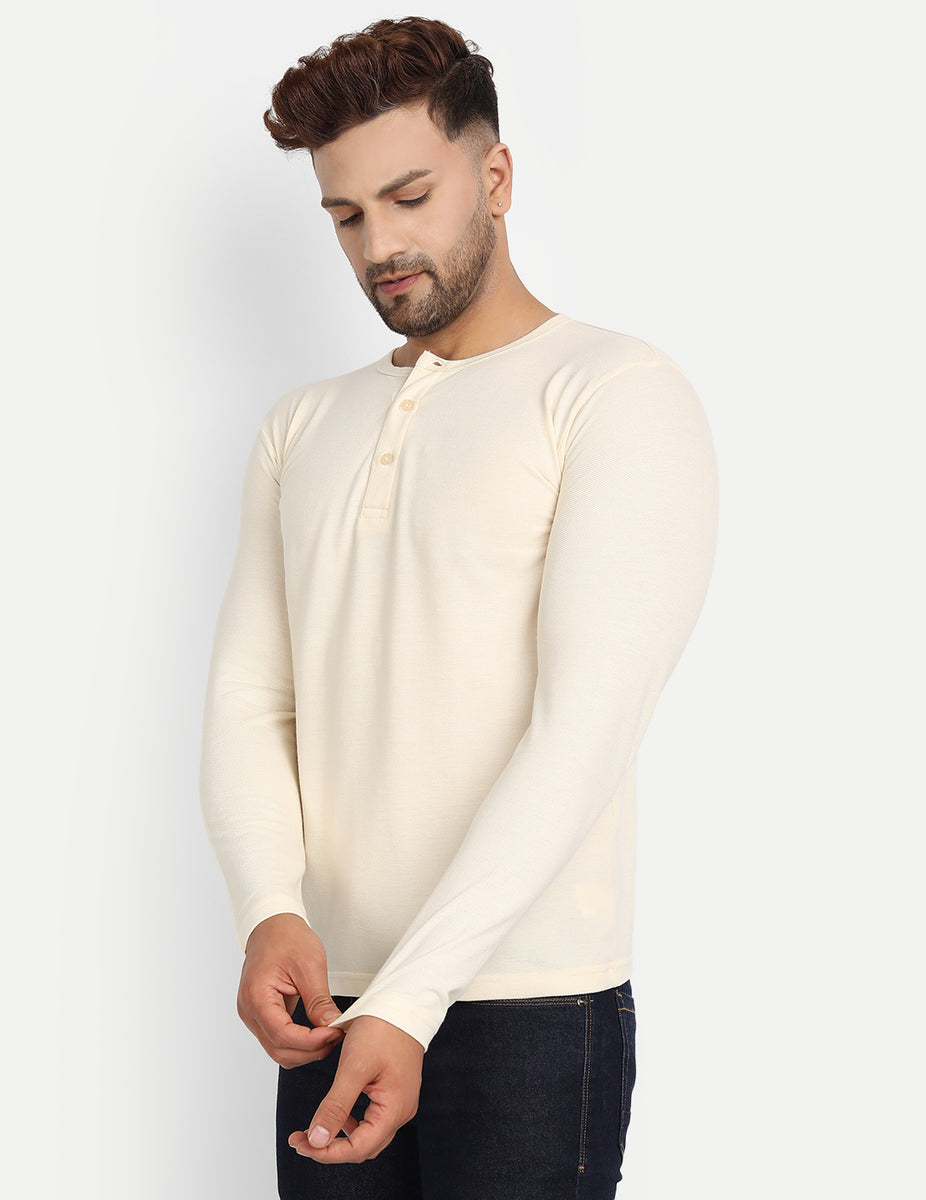 Off 2024 white henley