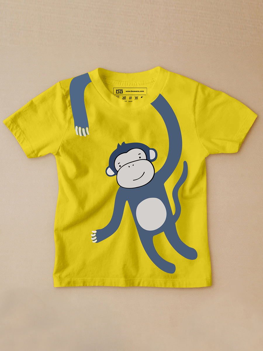 Monkey Kids T Shirt Boys Girls T Shirts Online in India Be Awara