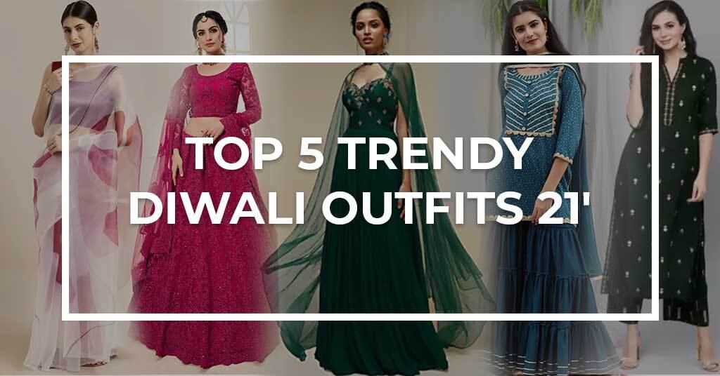 Stunning And Trendy Diwali Party Outfits For Newly Weds