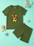 Team Captain T-Shirt & Shorts Set