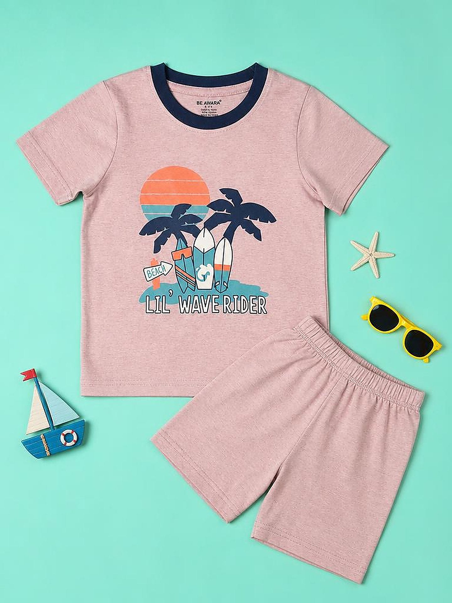 Lil Wave Rider T-Shirt & Shorts Set