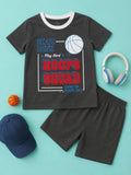 Basket Ball T-Shirt & Shorts Set