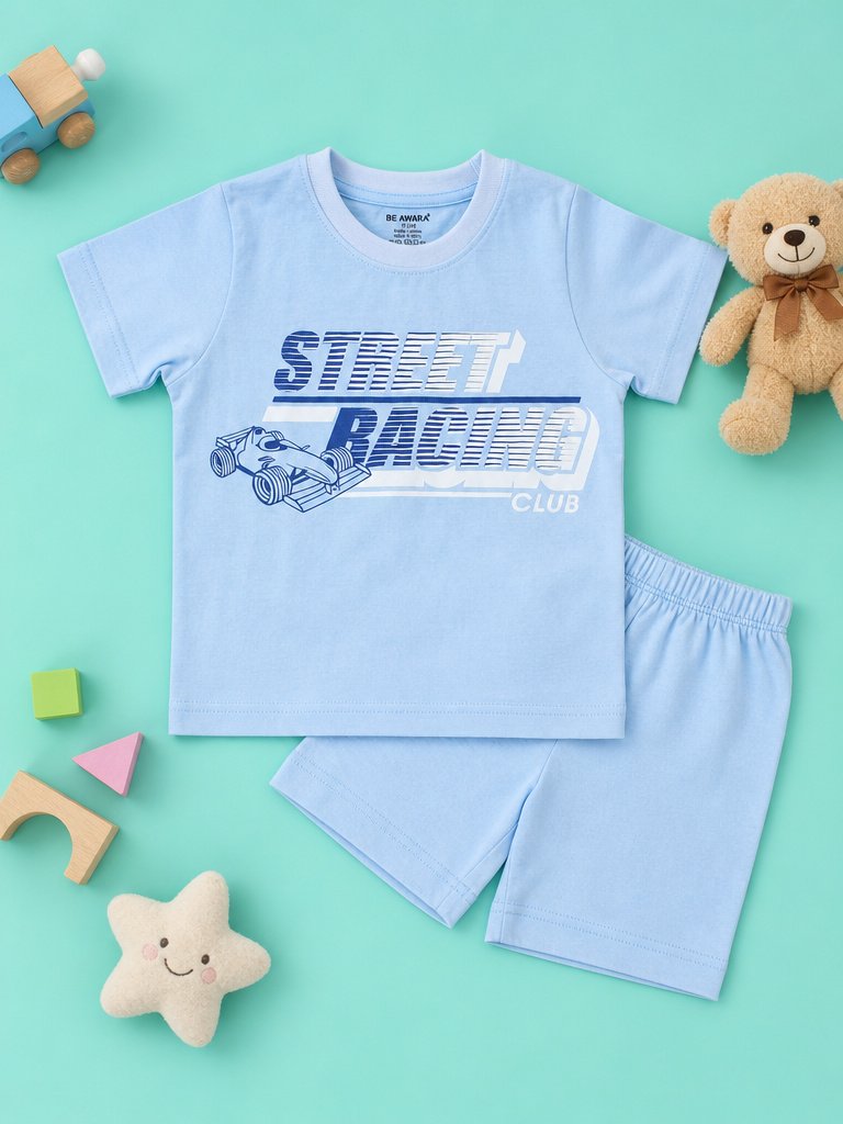 Street Racing T-Shirt & Shorts Set