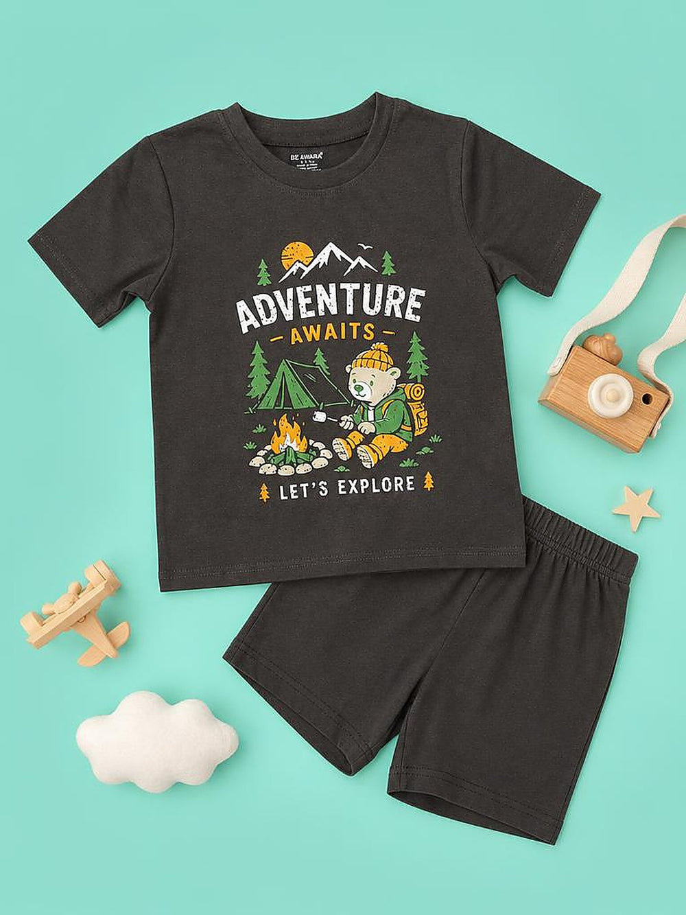 Adventure Awaits T-Shirt & Shorts Set