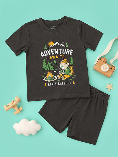 Adventure Awaits T-Shirt & Shorts Set