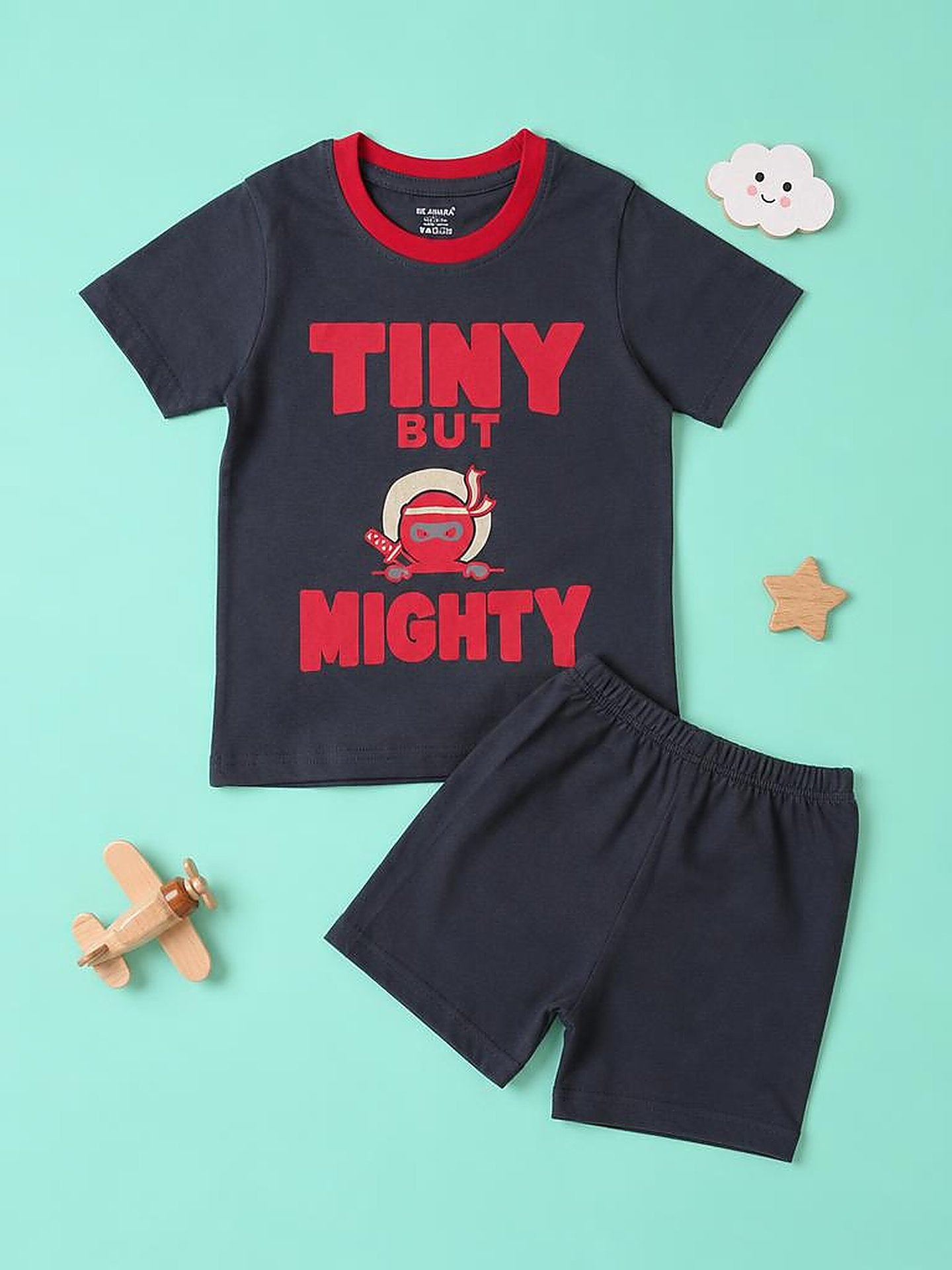 Tiny But Mighty T-Shirt & Shorts Set