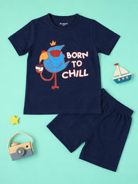 Born To Chill T-Shirt & Shorts Set