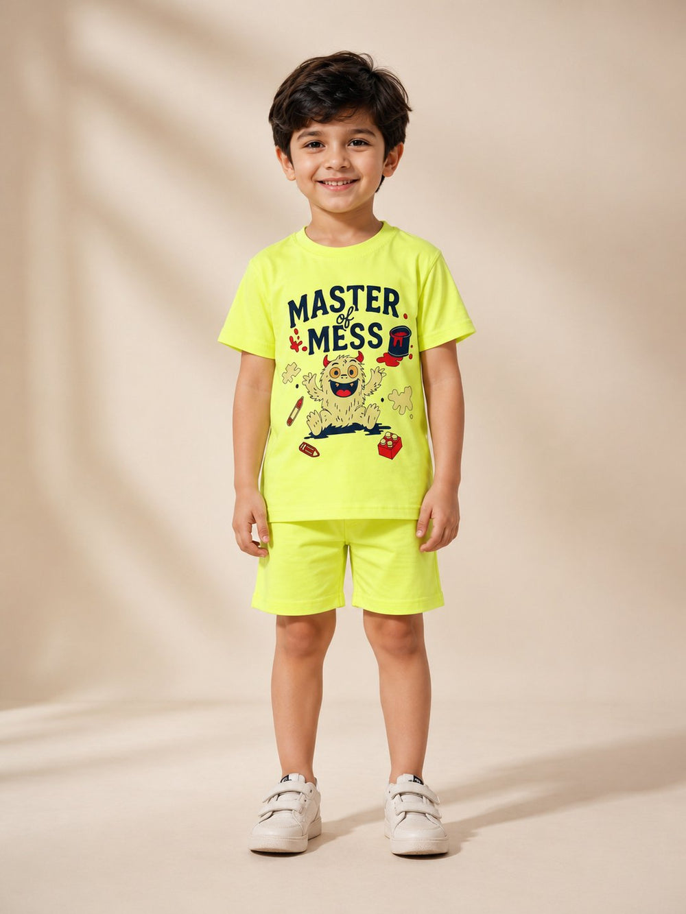Master of Mess T-Shirt & Shorts Set
