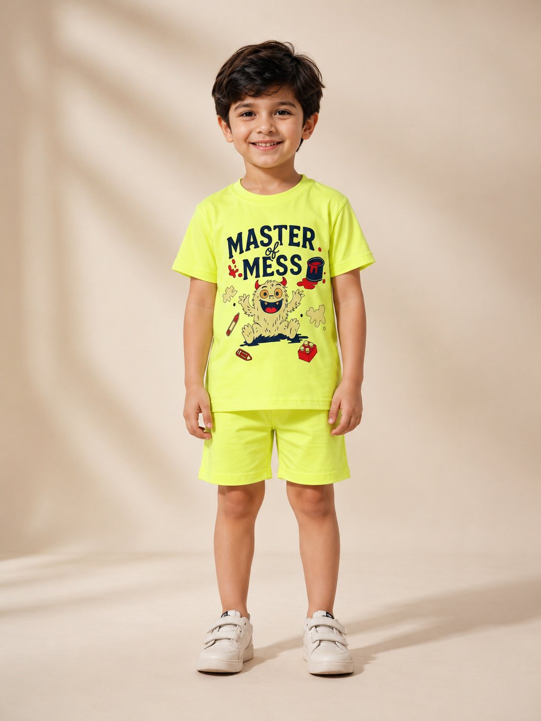 Master of Mess T-Shirt & Shorts Set