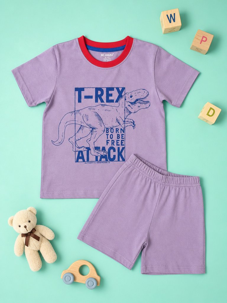 T Rex T-Shirt & Shorts Set