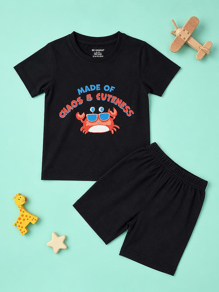 Chaos & Cuteness T-Shirt & Shorts Set
