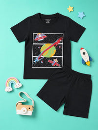 Galaxy T-Shirt & Shorts Set