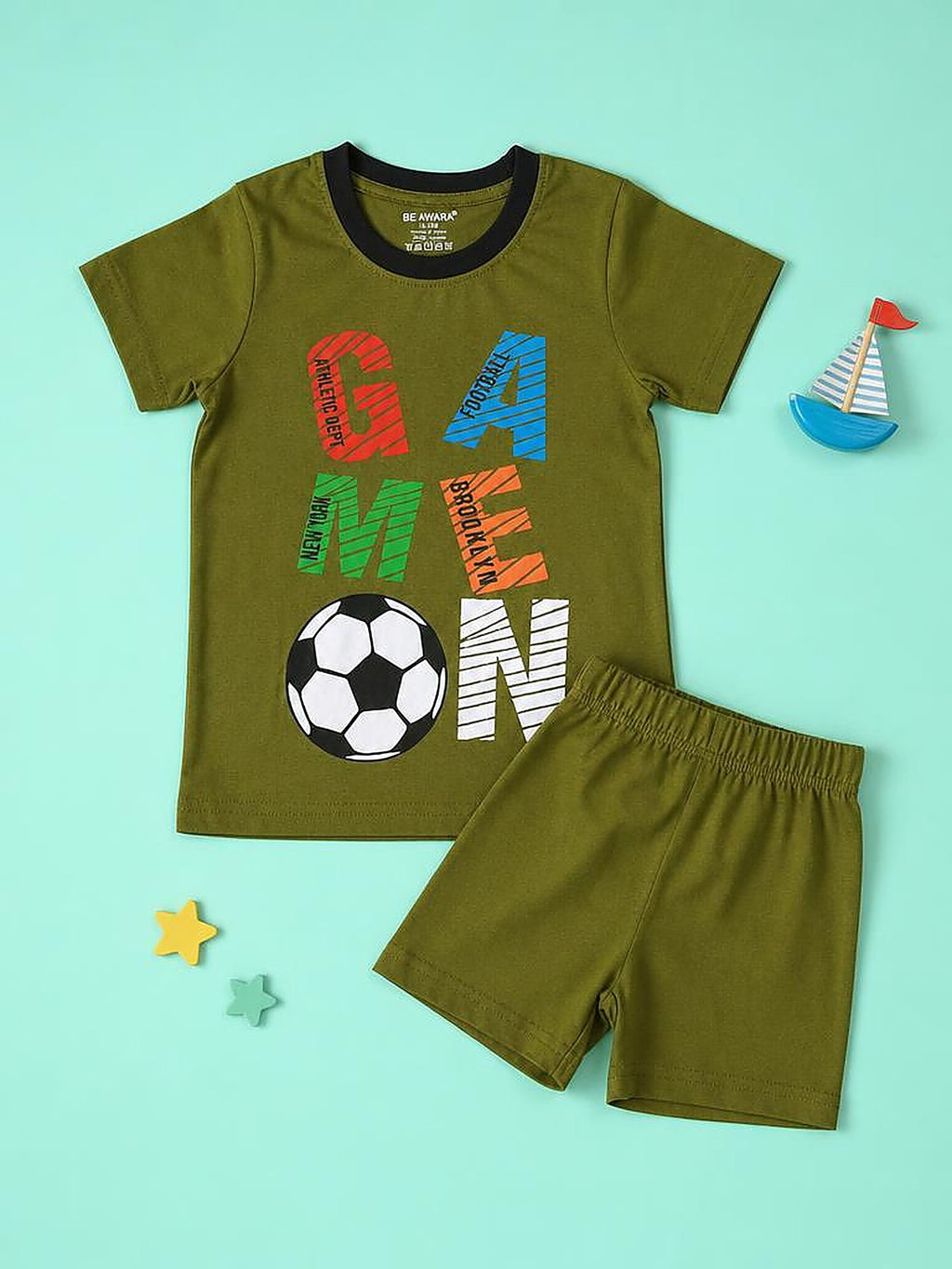 Game On T-Shirt & Shorts Set