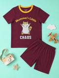 Mumma's Little Chaos T-Shirt & Shorts Set