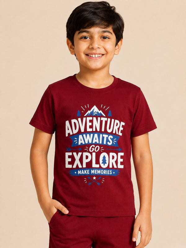Adventure Awaits T-Shirt & Shorts Set