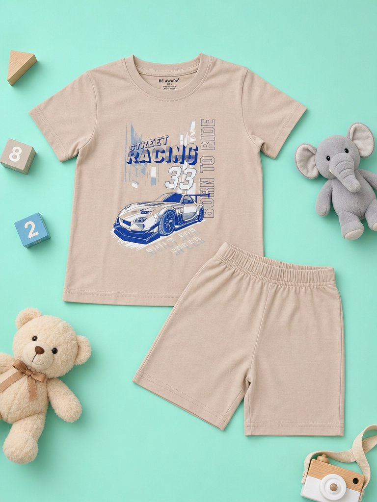 Street Racing T-Shirt & Shorts Set