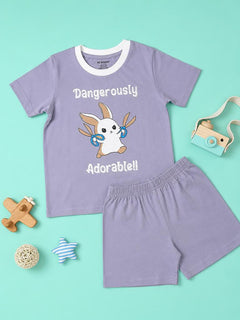 Dangerously Adorable T-Shirt & Shorts Set