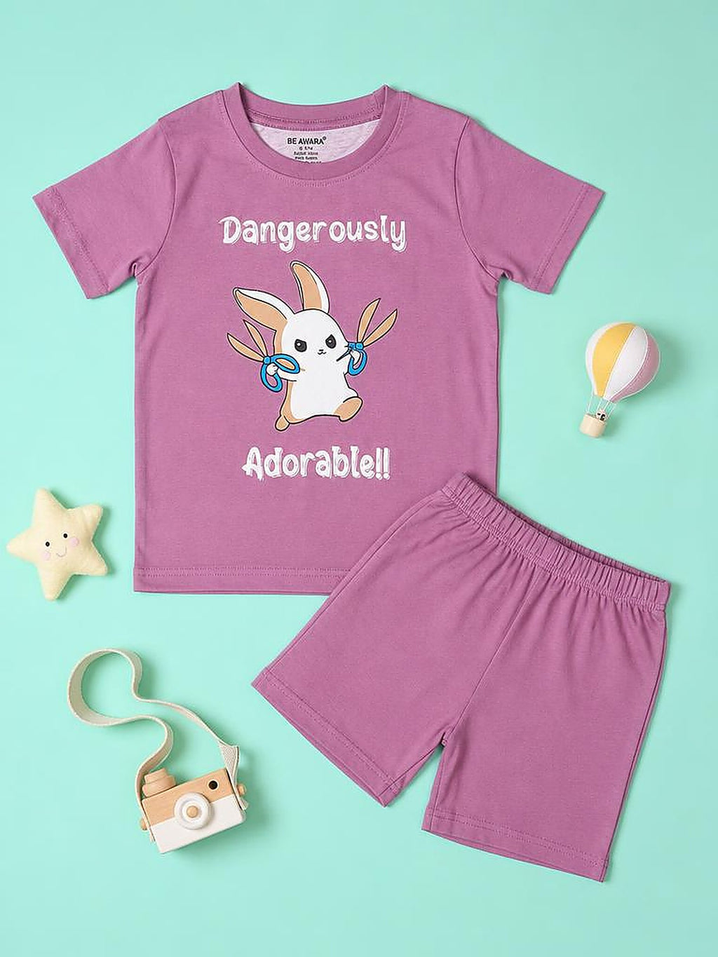 Dangerously Adorable T-Shirt & Shorts Set