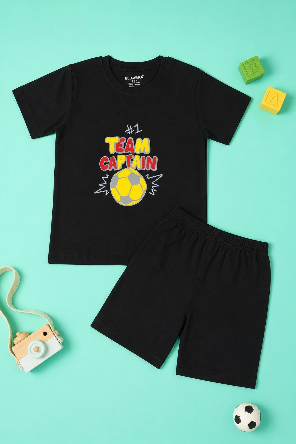 Team Captain T-Shirt & Shorts Set