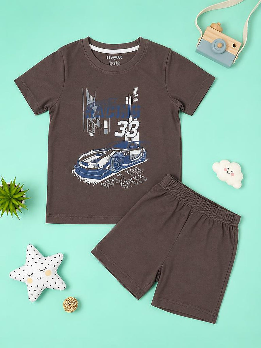 Racer T-Shirt & Shorts Set
