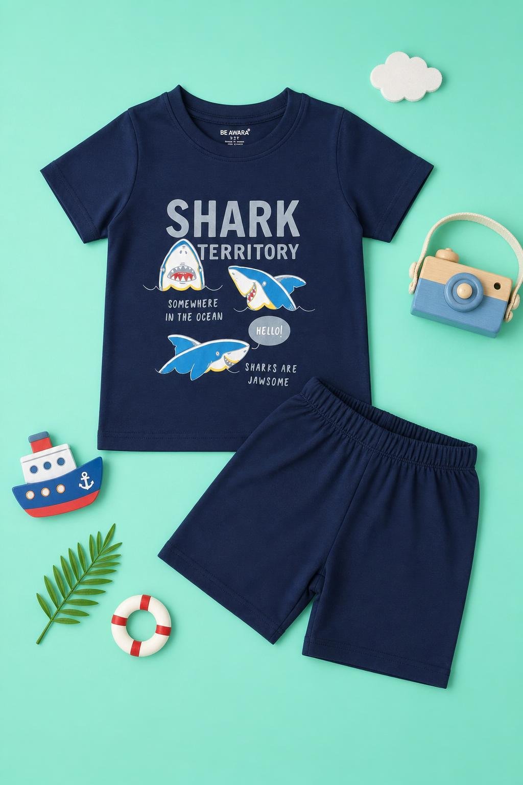 Shark Territory T-Shirt & Shorts Set