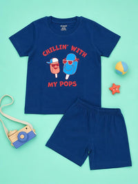 Chilling With My Pops T-Shirt & Shorts Set
