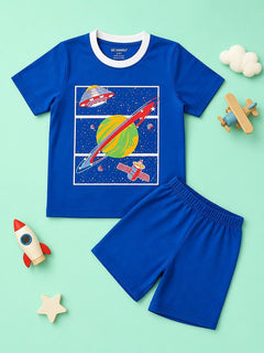 Galaxy T-Shirt & Shorts Set