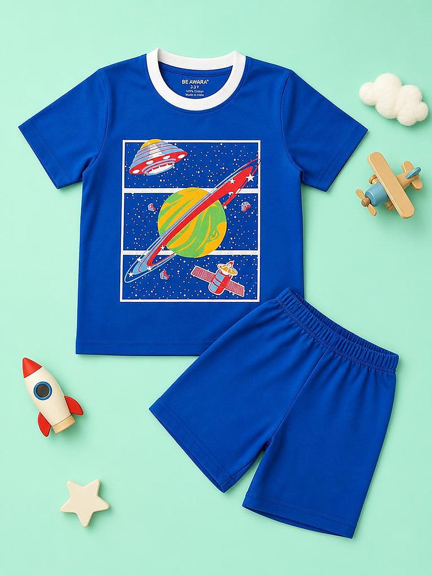 Galaxy T-Shirt & Shorts Set
