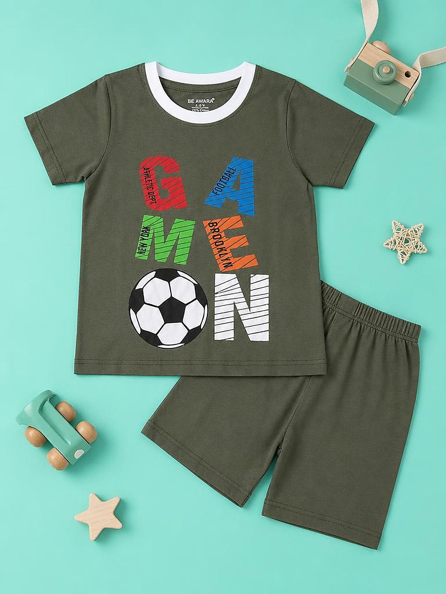 Game On T-Shirt & Shorts Set