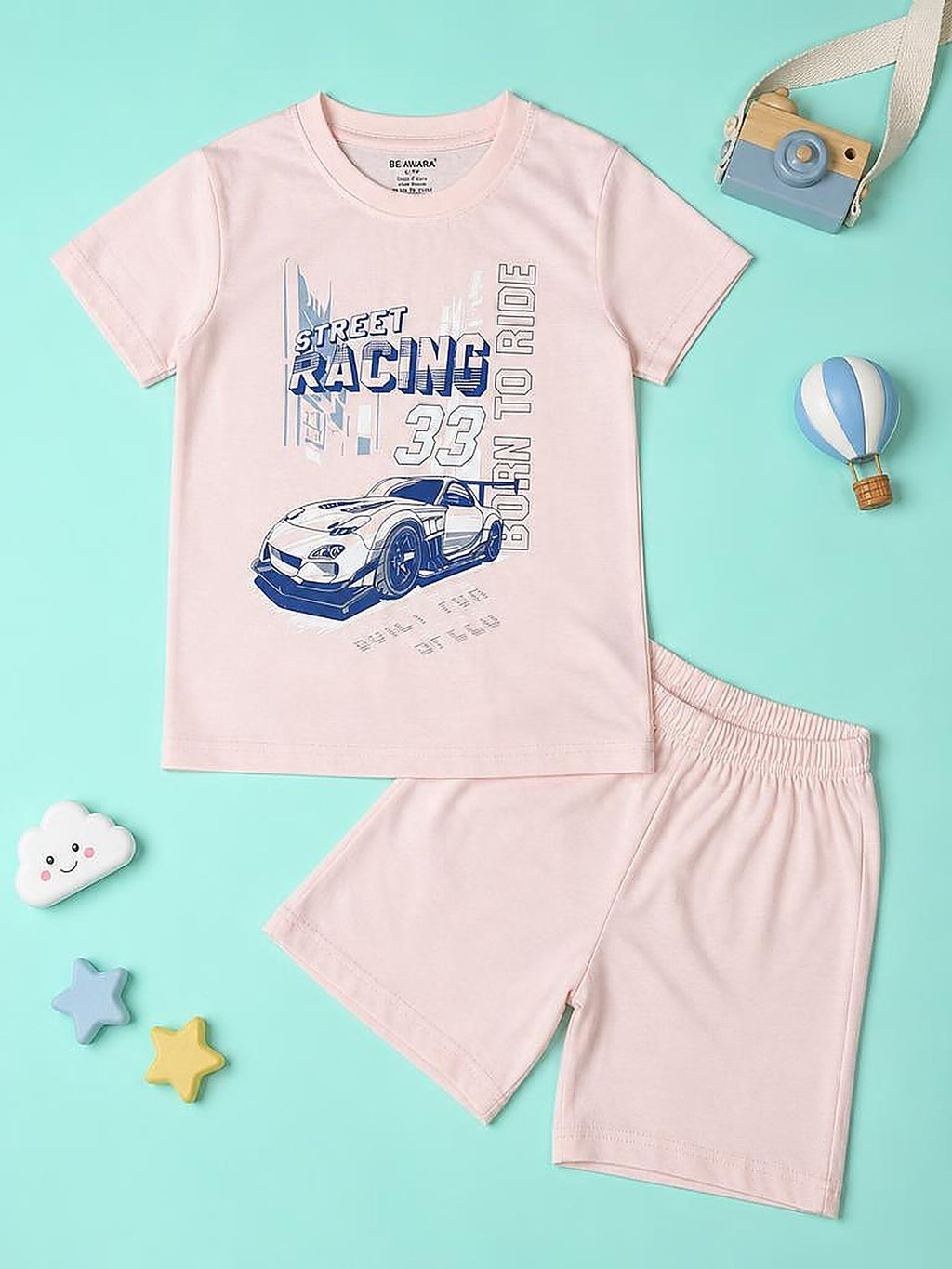 Racer T-Shirt & Shorts Set