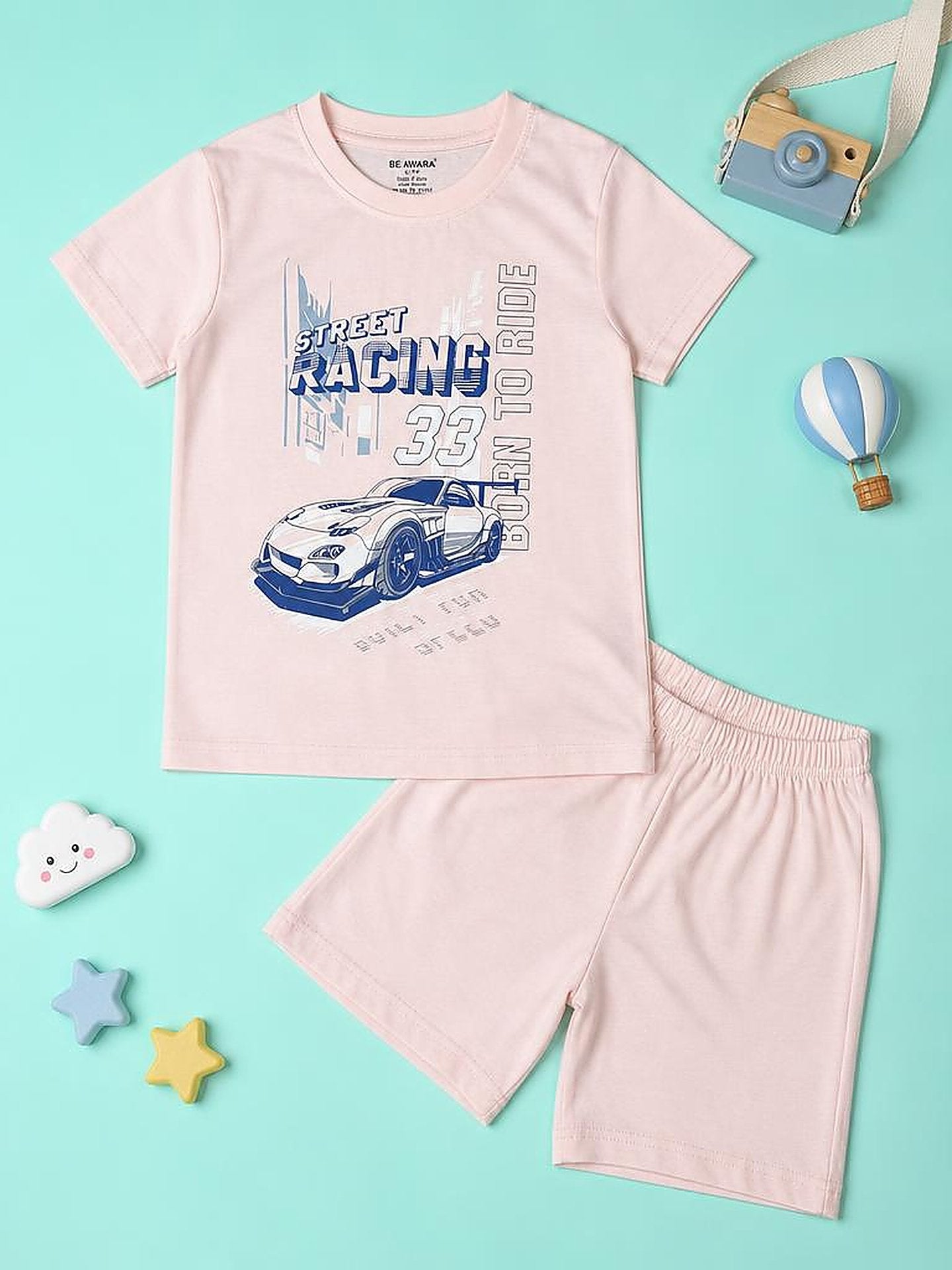Racer T-Shirt & Shorts Set