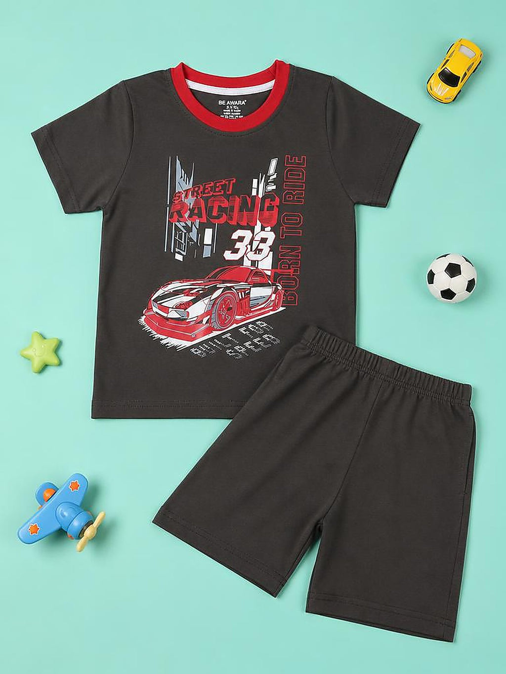 Racer T-Shirt & Shorts Set