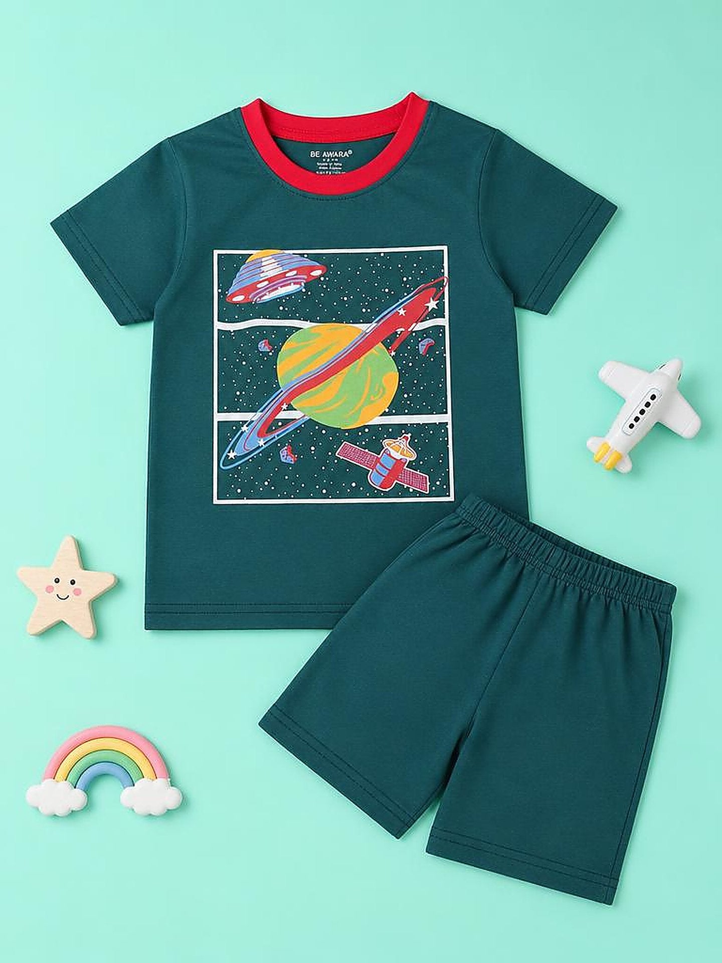 Galaxy T-Shirt & Shorts Set