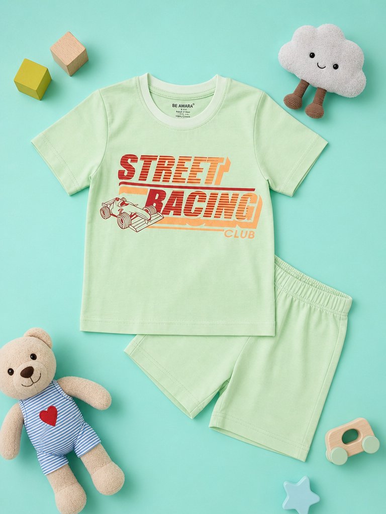 Street Racing T-Shirt & Shorts Set