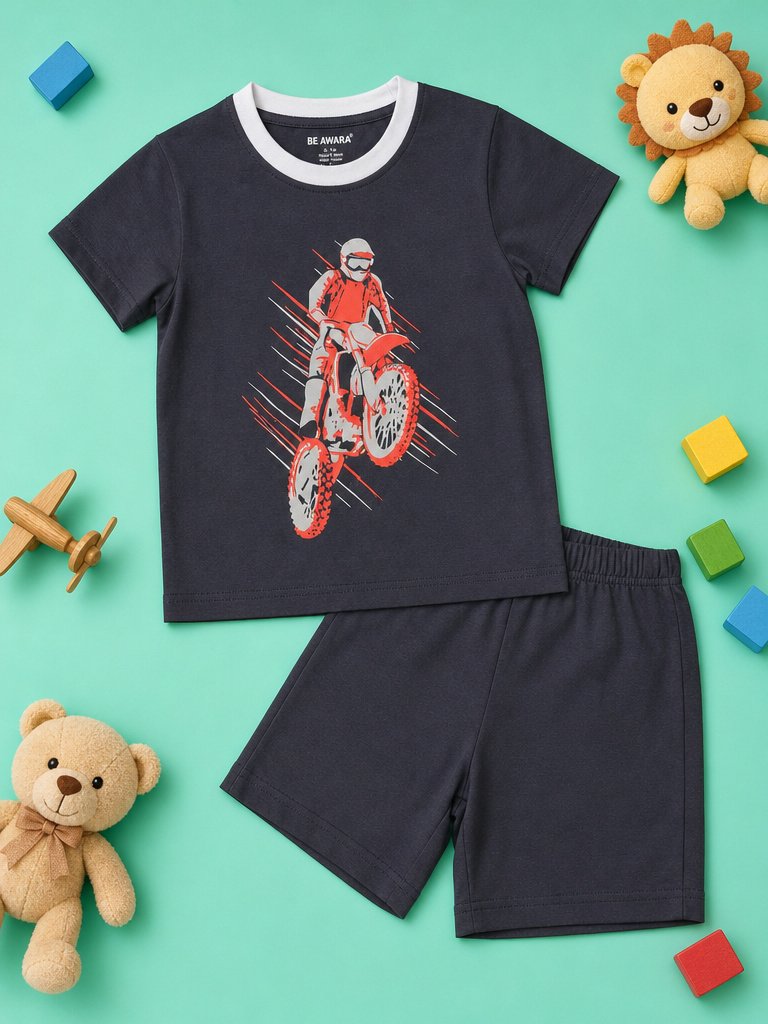 Rider T-Shirt & Shorts Set