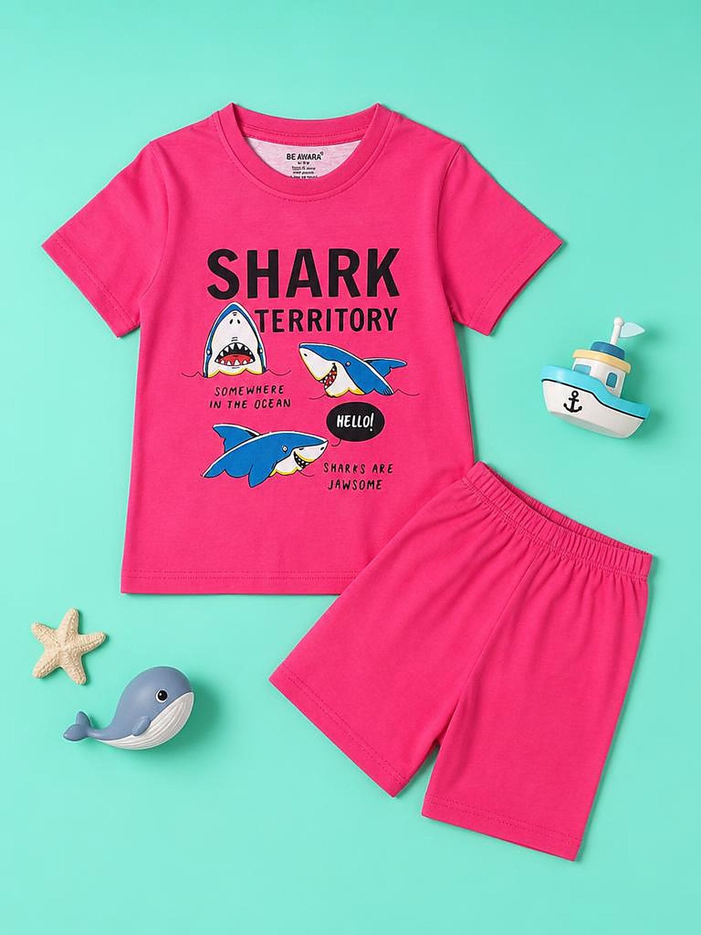 Shark Territory T-Shirt & Shorts Set