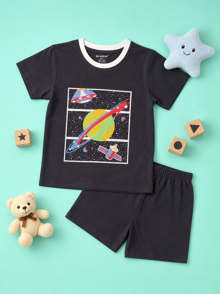Galaxy T-Shirt & Shorts Set