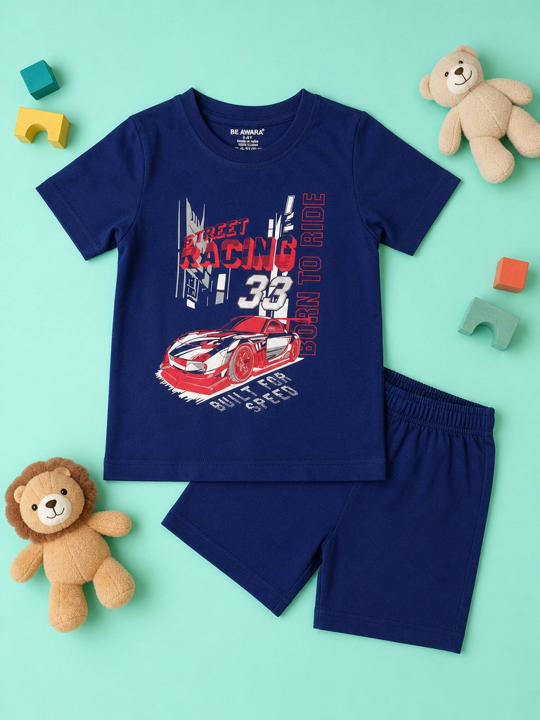 Street Racing T-Shirt & Shorts Set