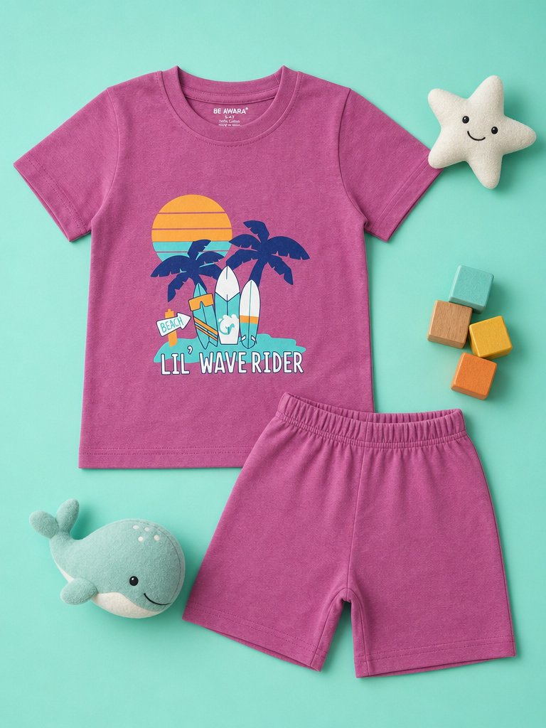 Lil Wave Rider T-Shirt & Shorts Set