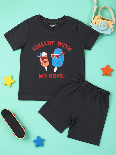 Chilling With My Pops T-Shirt & Shorts Set