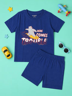 Here Comes Trouble T-Shirt & Shorts Set