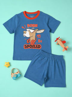 Born To Be Spoiled T-Shirt & Shorts Set
