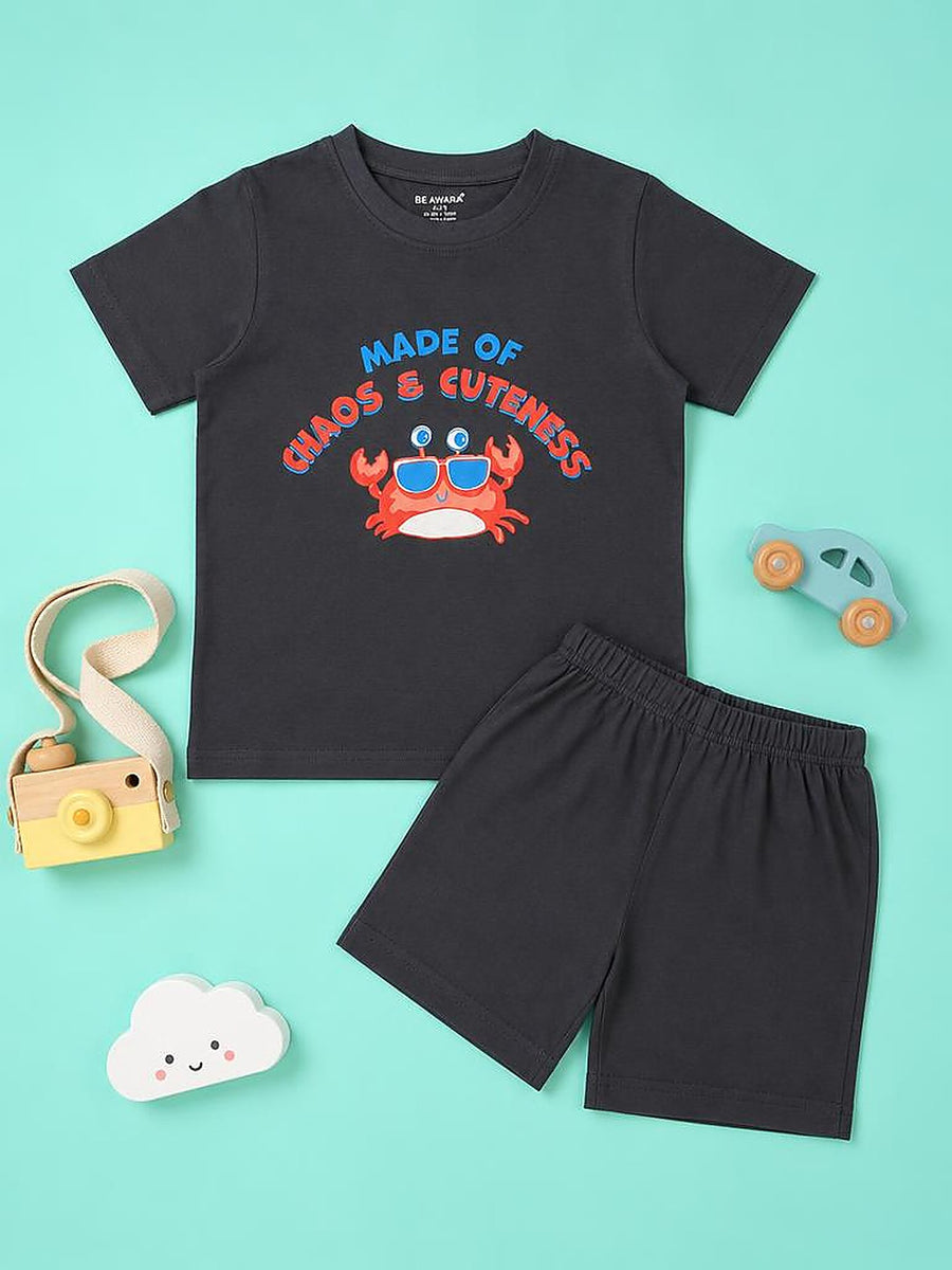 Chaos & Cuteness T-Shirt & Shorts Set