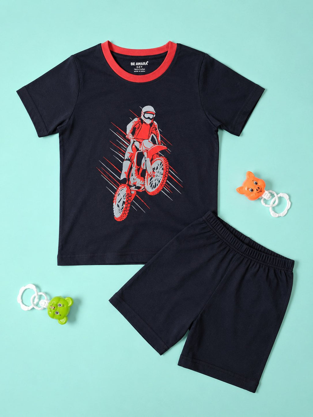 Rider T-Shirt & Shorts Set