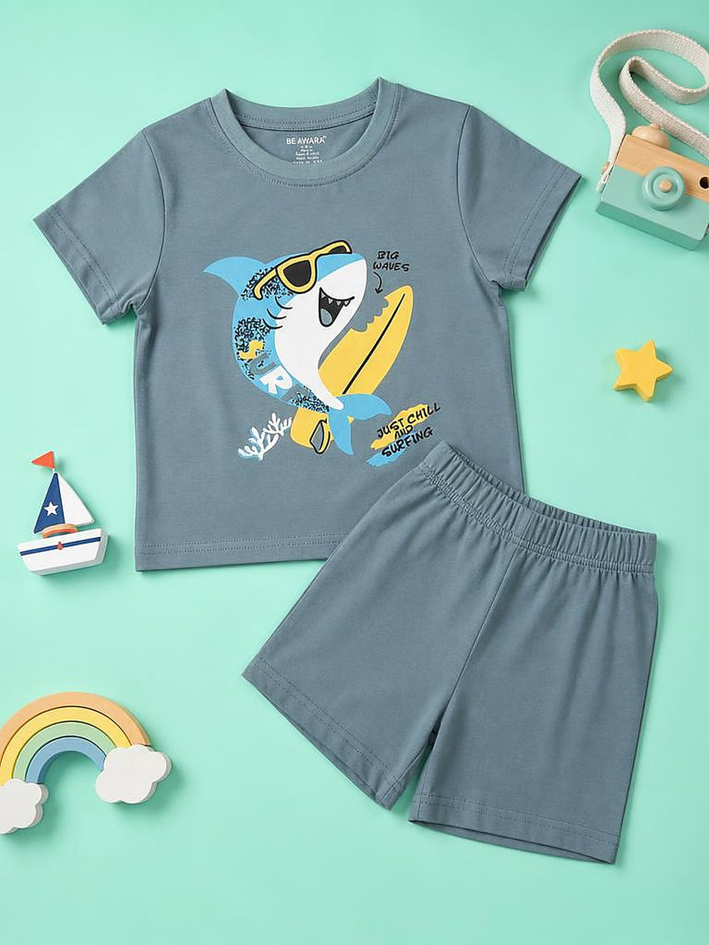 Shark T-Shirt & Shorts Set
