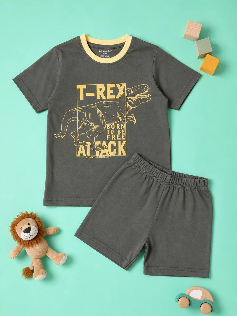 T Rex T-Shirt & Shorts Set