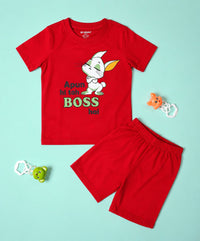 Apun Hi Toh Boss Hai T-Shirt & Shorts Set