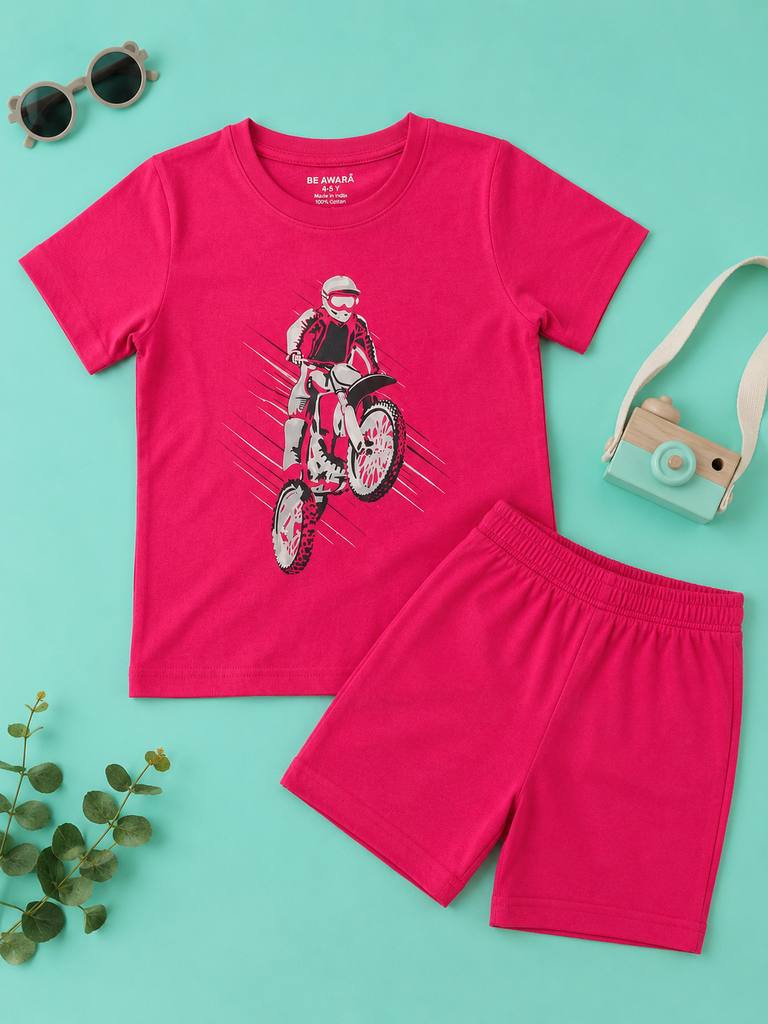 Rider T-Shirt & Shorts Set